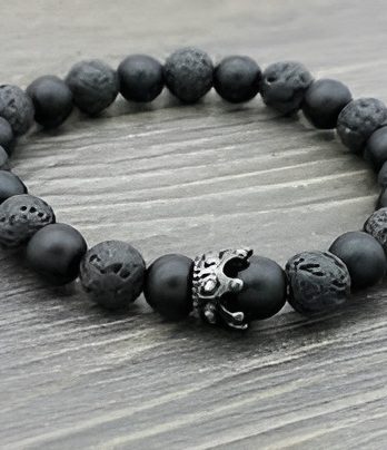 The Onyx Crown Bracelet